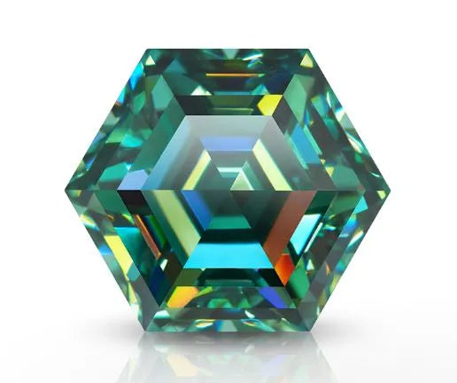 green moissanite hex