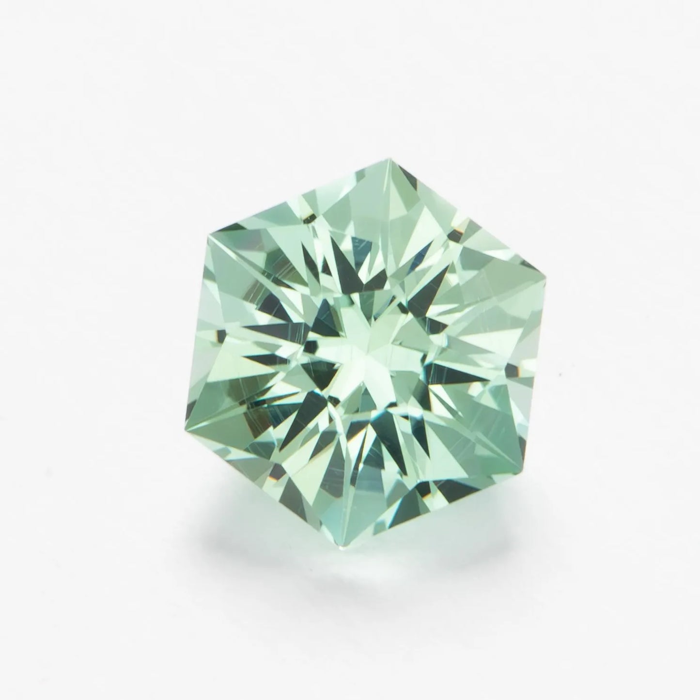 mint lab sapphire hex cut cosmos