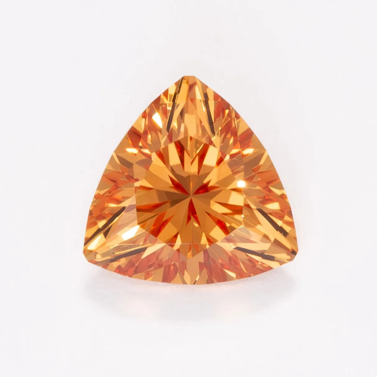 orange lab sapphire trillion