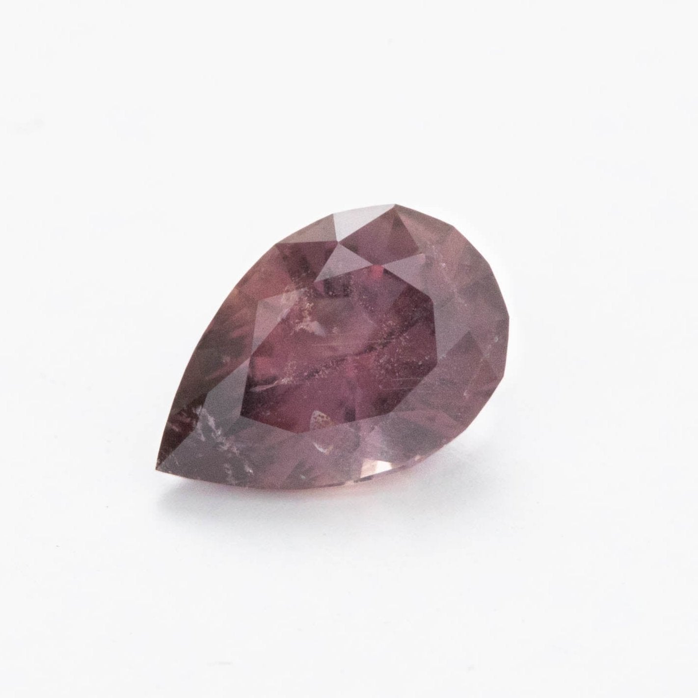 AF0104 purple red african sapphire pear