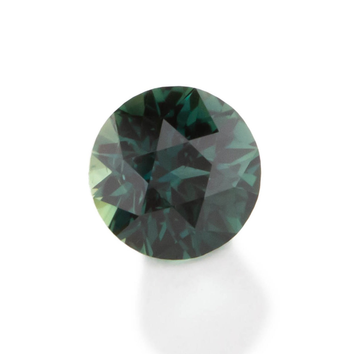 af0108 blue-green african sapphire round