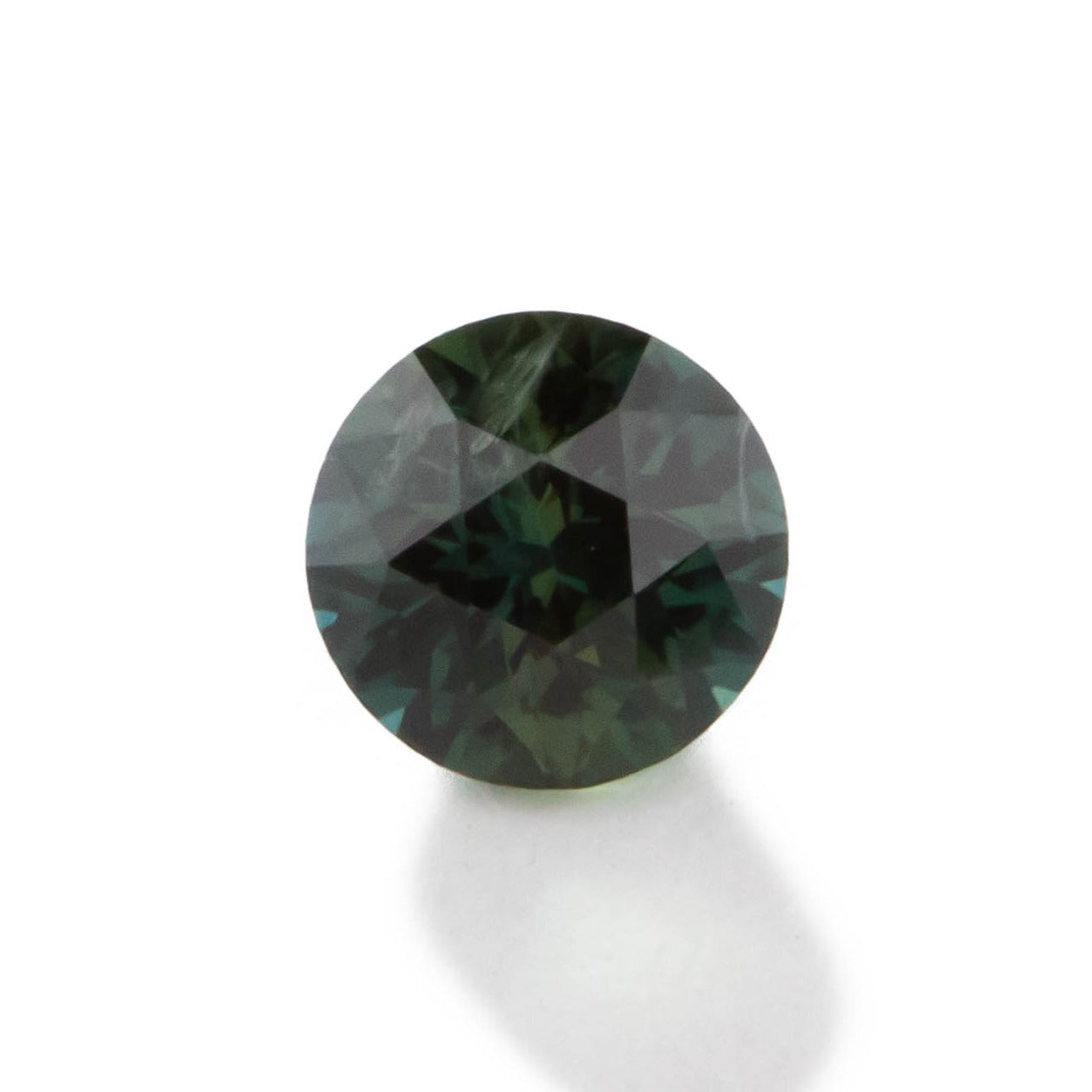 af0116 blue-green african sapphire round