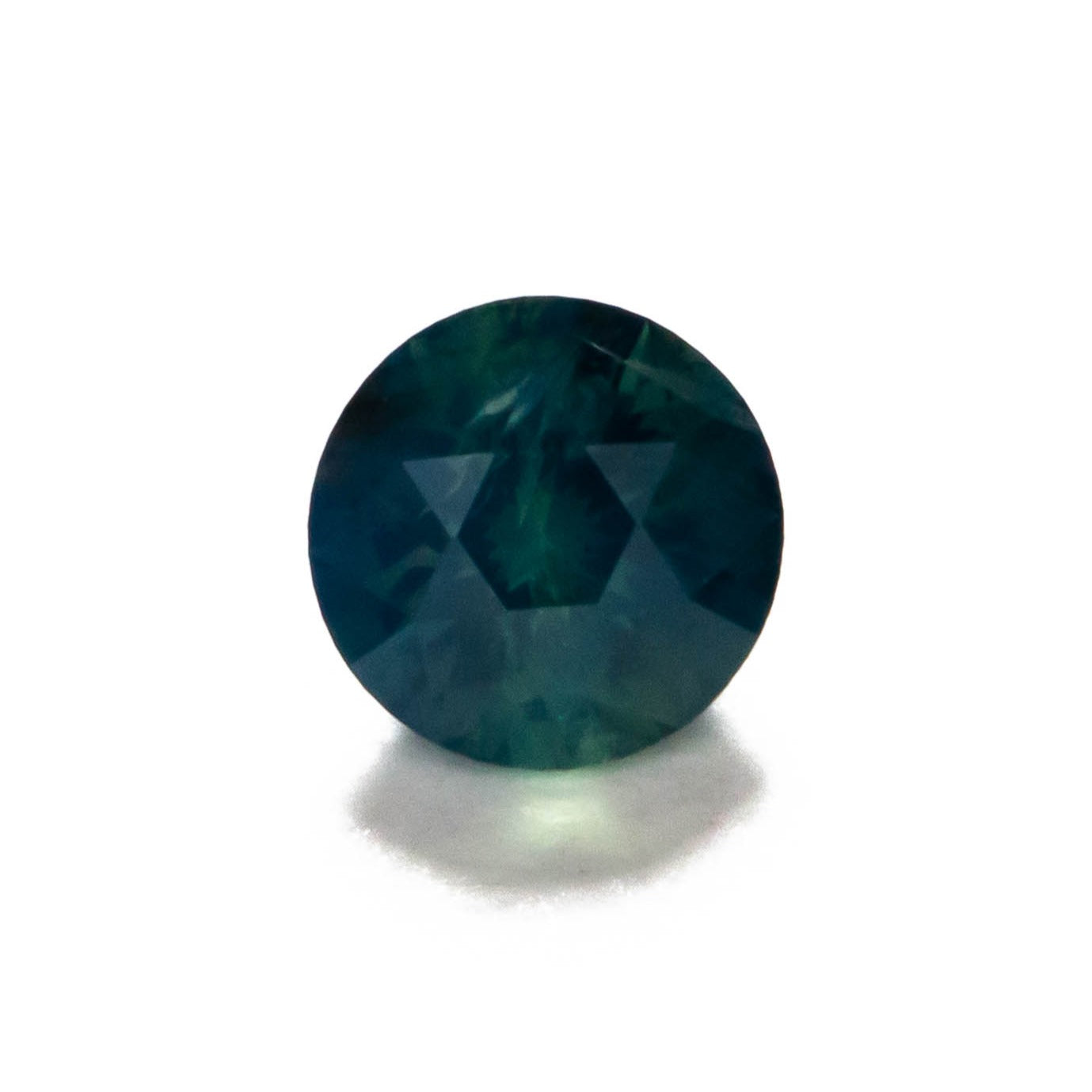 af0121 blue-green african sapphire round