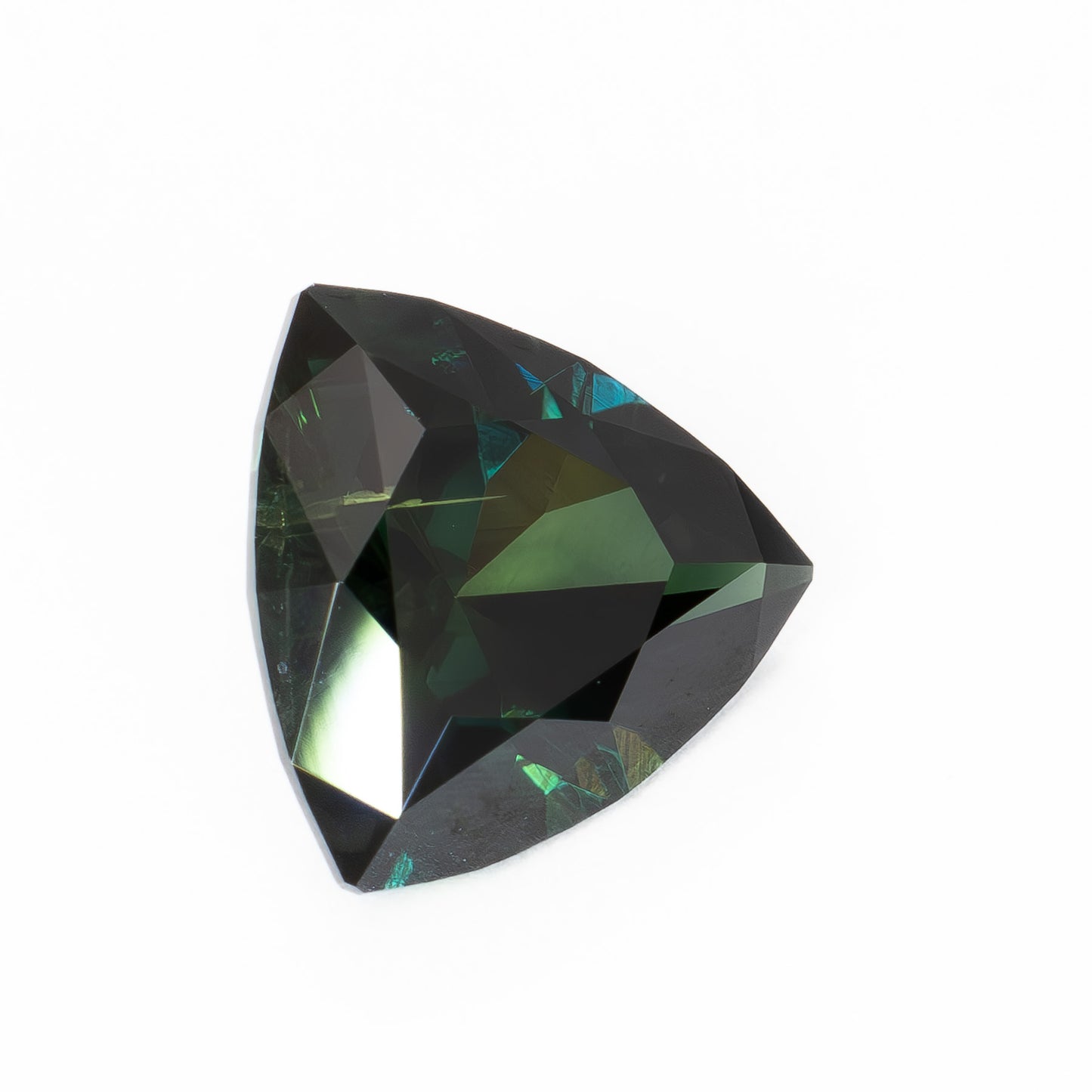 AU0128 1.73ct teal trillion cut australian sapphire