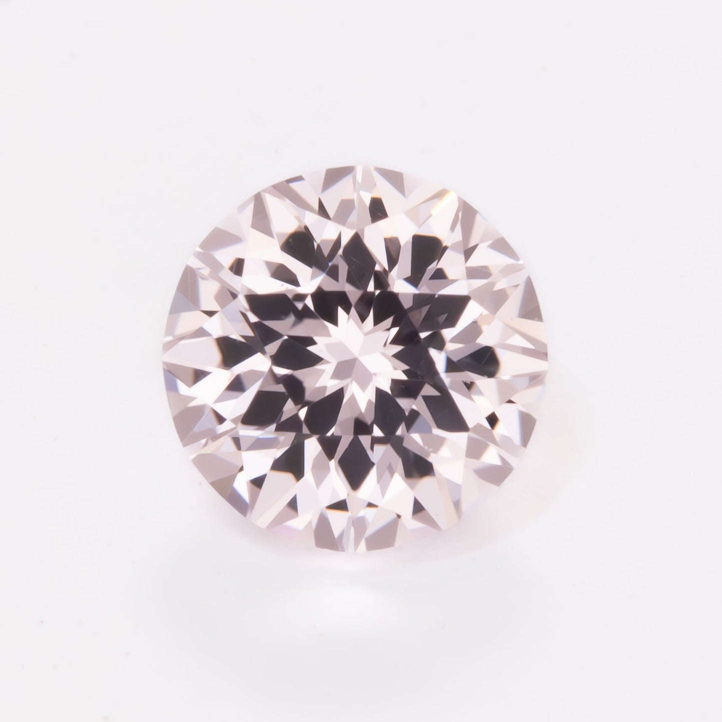 pale pink lab sapphire round