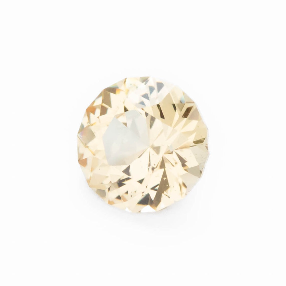 GR0102 yellow round garnet