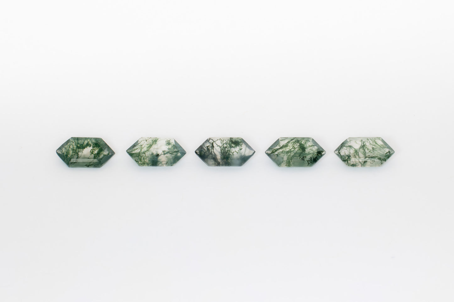 12x6mm Dutch Marquise Green Moss Agate