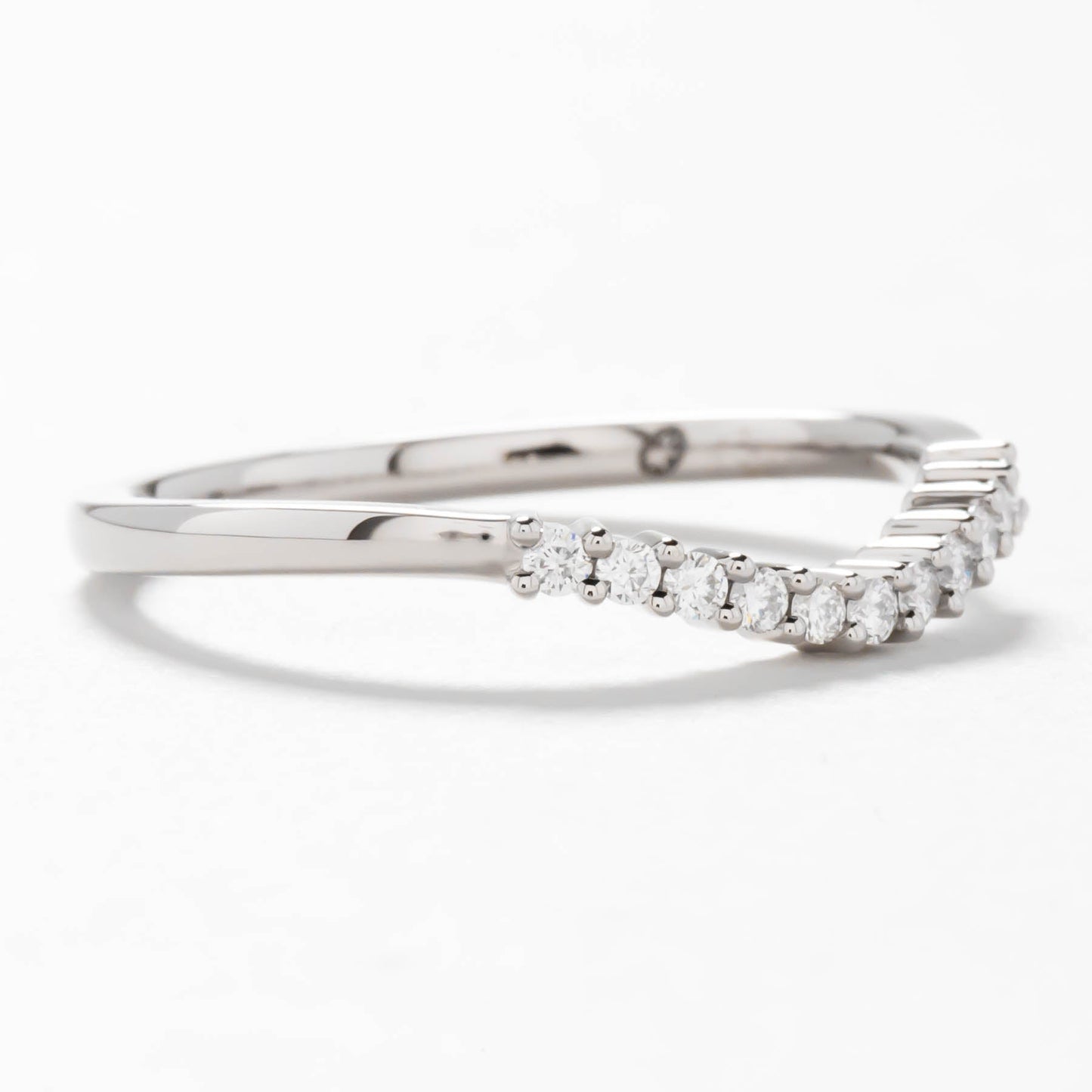 Kinda oval lab diamond engagement ring