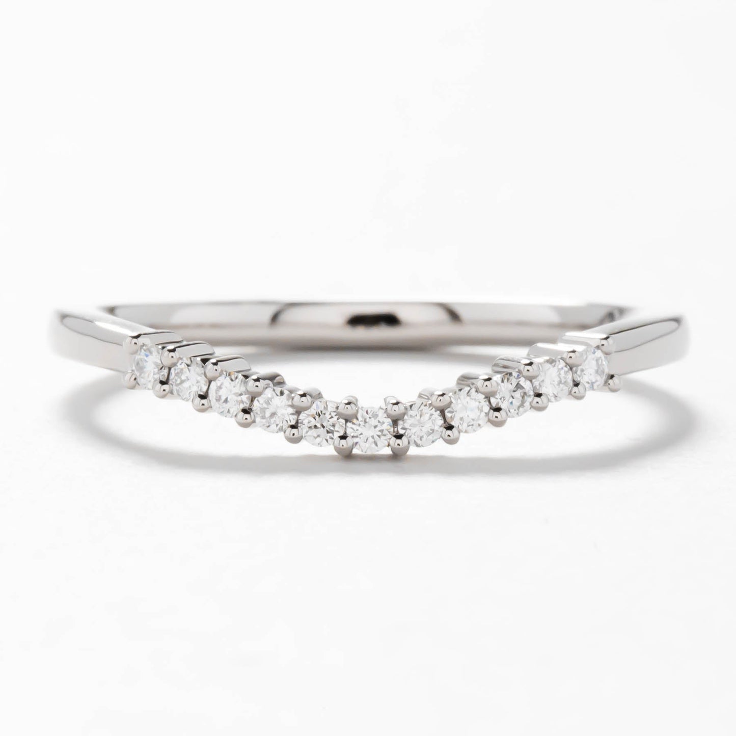 Kinda oval lab diamond engagement ring