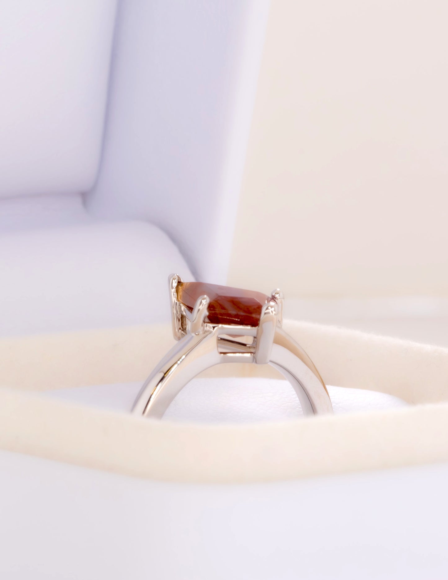Moss Agate Kite Ring