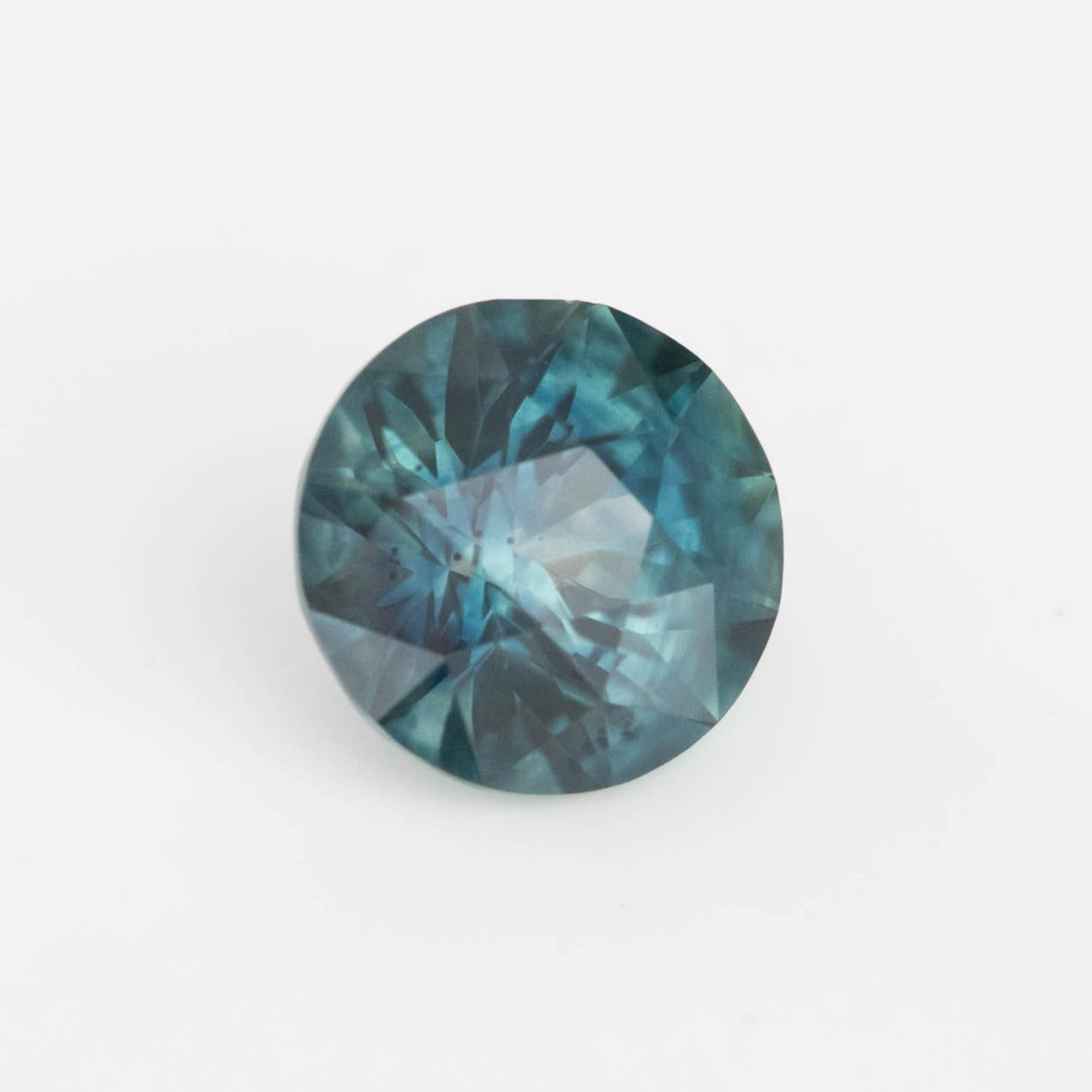 MS0106 teal blue-green montana sapphire round