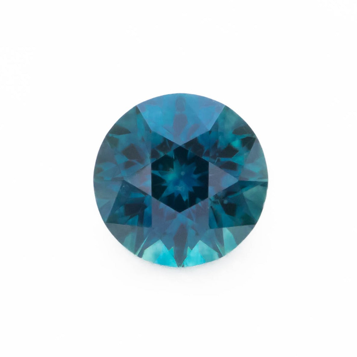 MS0112 blue-green montana sapphire round
