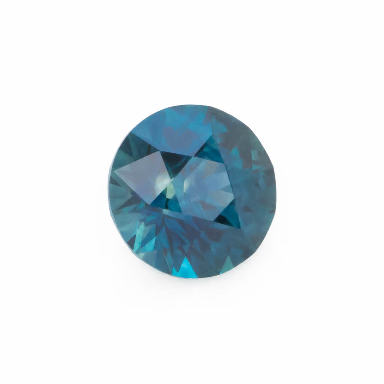 MS0112 blue-green montana sapphire round