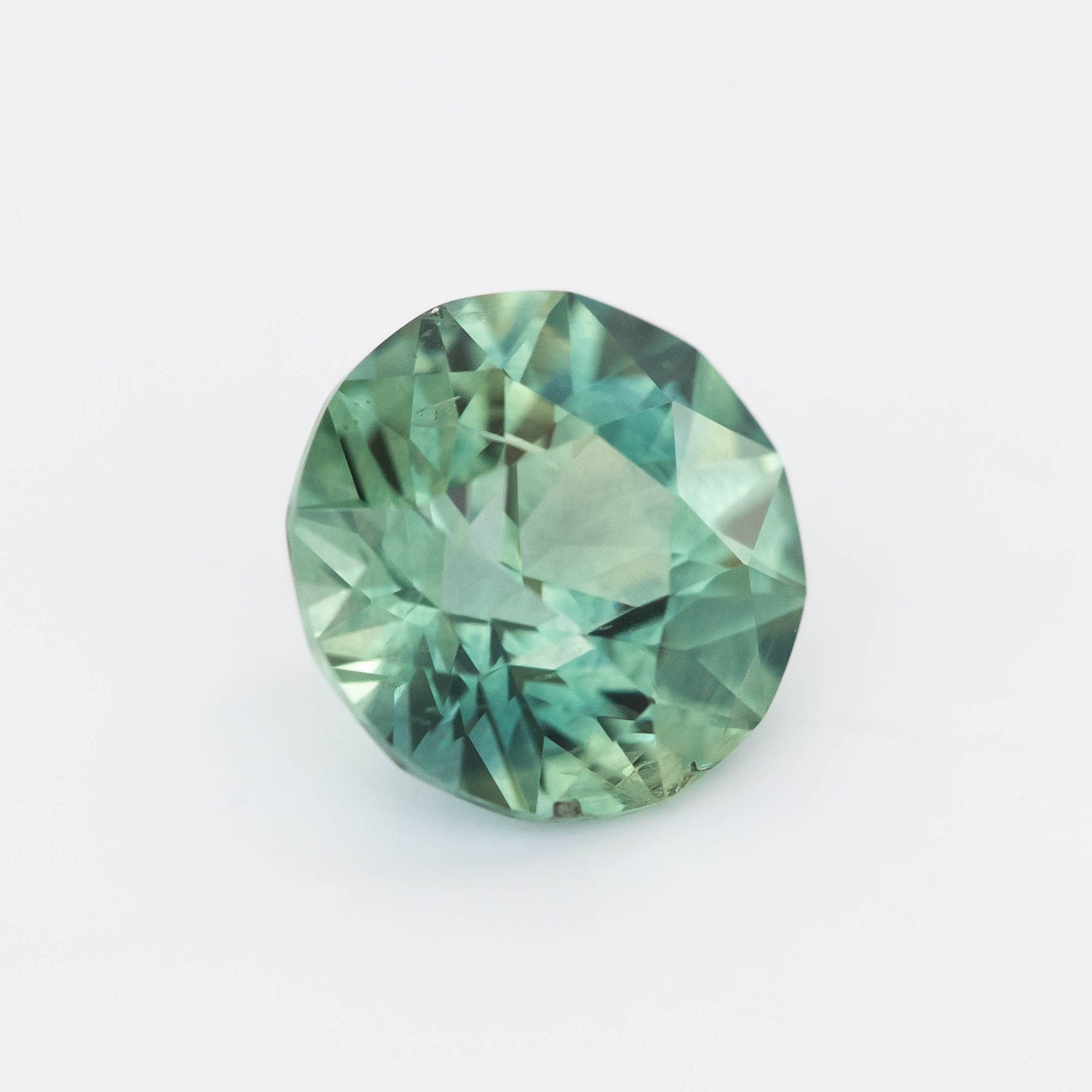 MS0125 green-yellow montana sapphire round