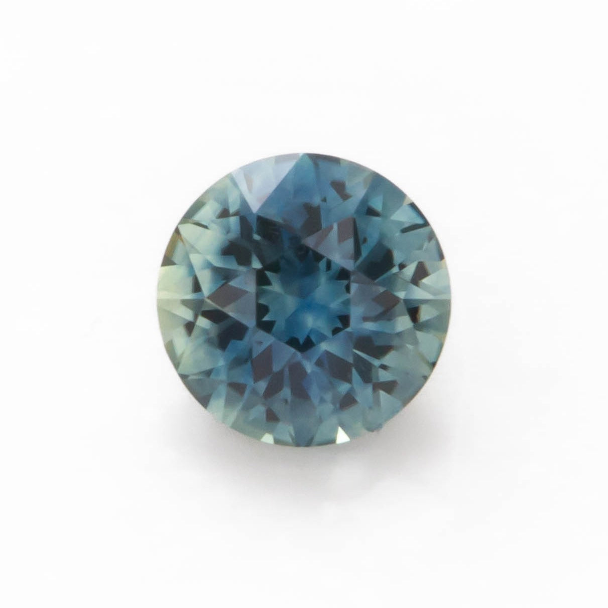 MS0137 blue green montana sapphire round