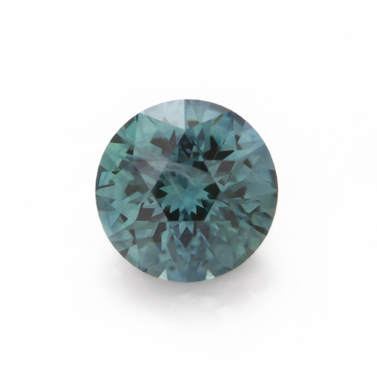 ms0141 blue green montana sapphire round