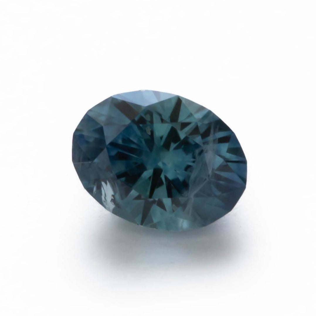 ms0153 blue oval montana sapphire