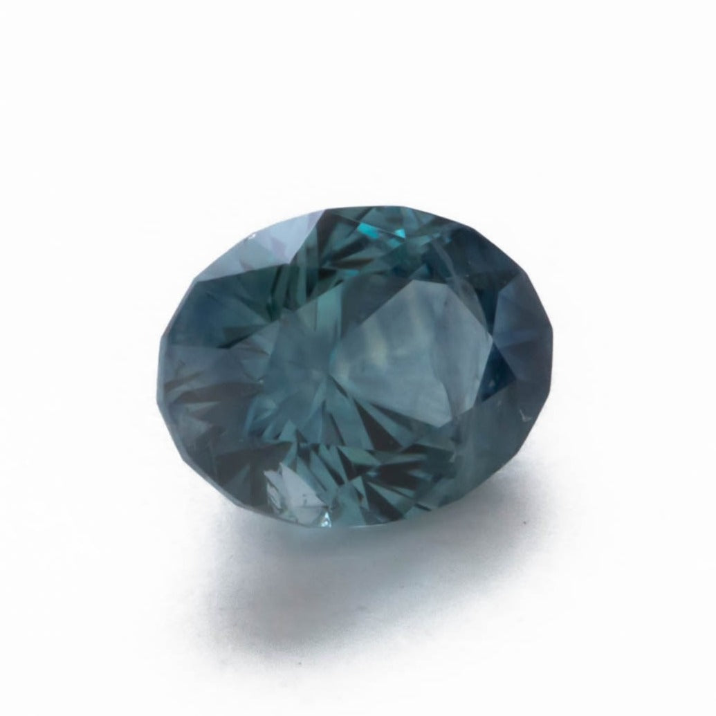 ms0153 blue oval montana sapphire