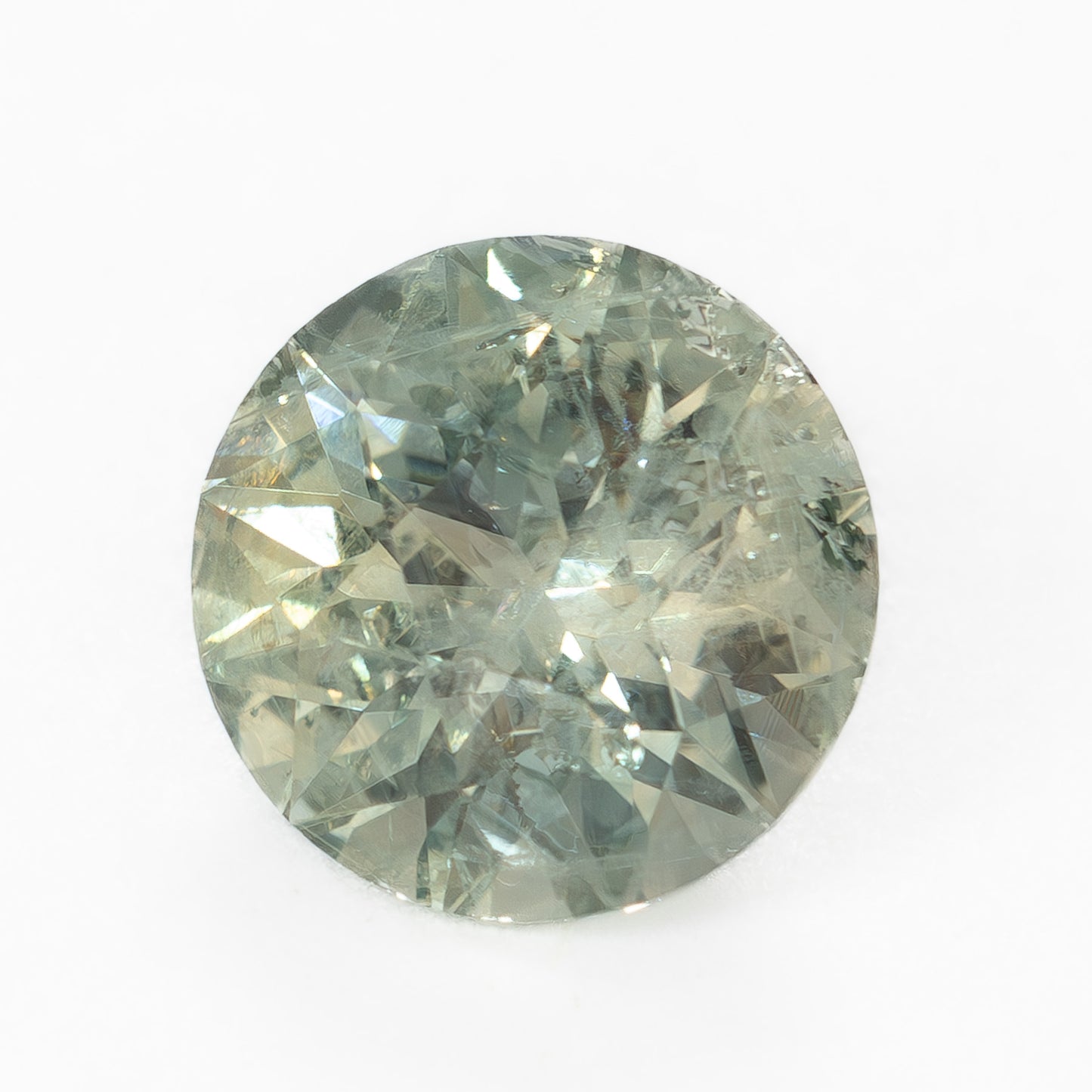 MS0172 1.10ct grey round cut montana sapphire