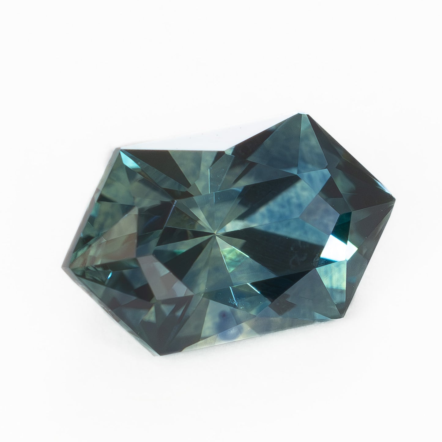 MS0184 1.05ct medium blue dutch marquise elongated hex montana sapphire