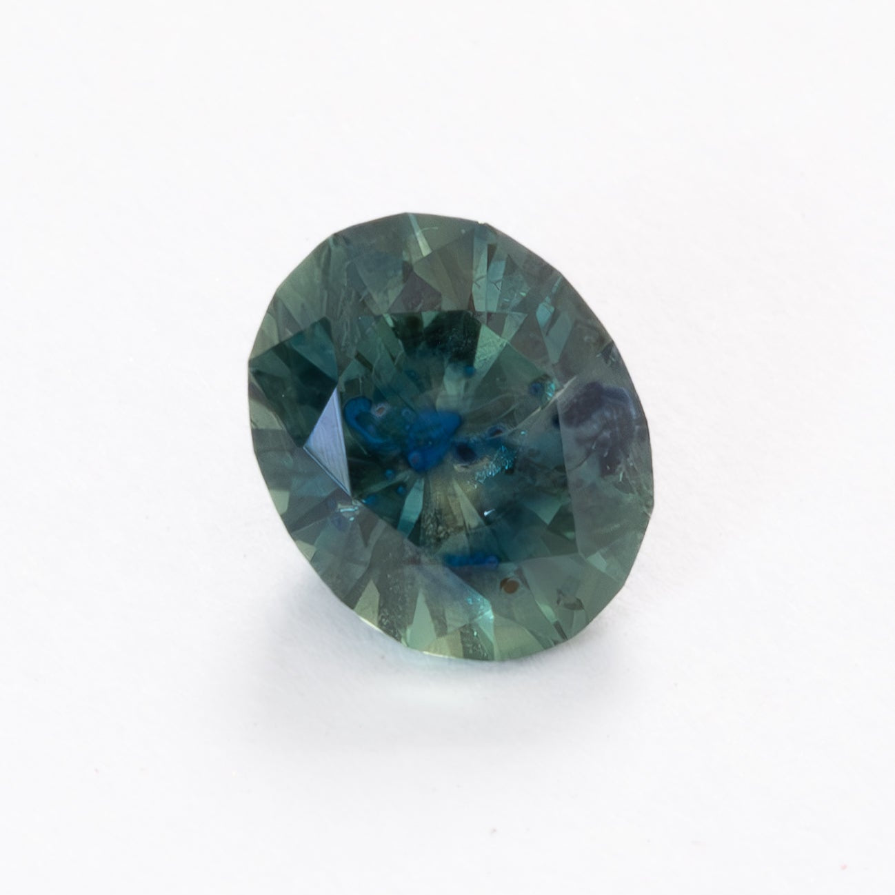 MS0185 oval blue-green montana sapphire