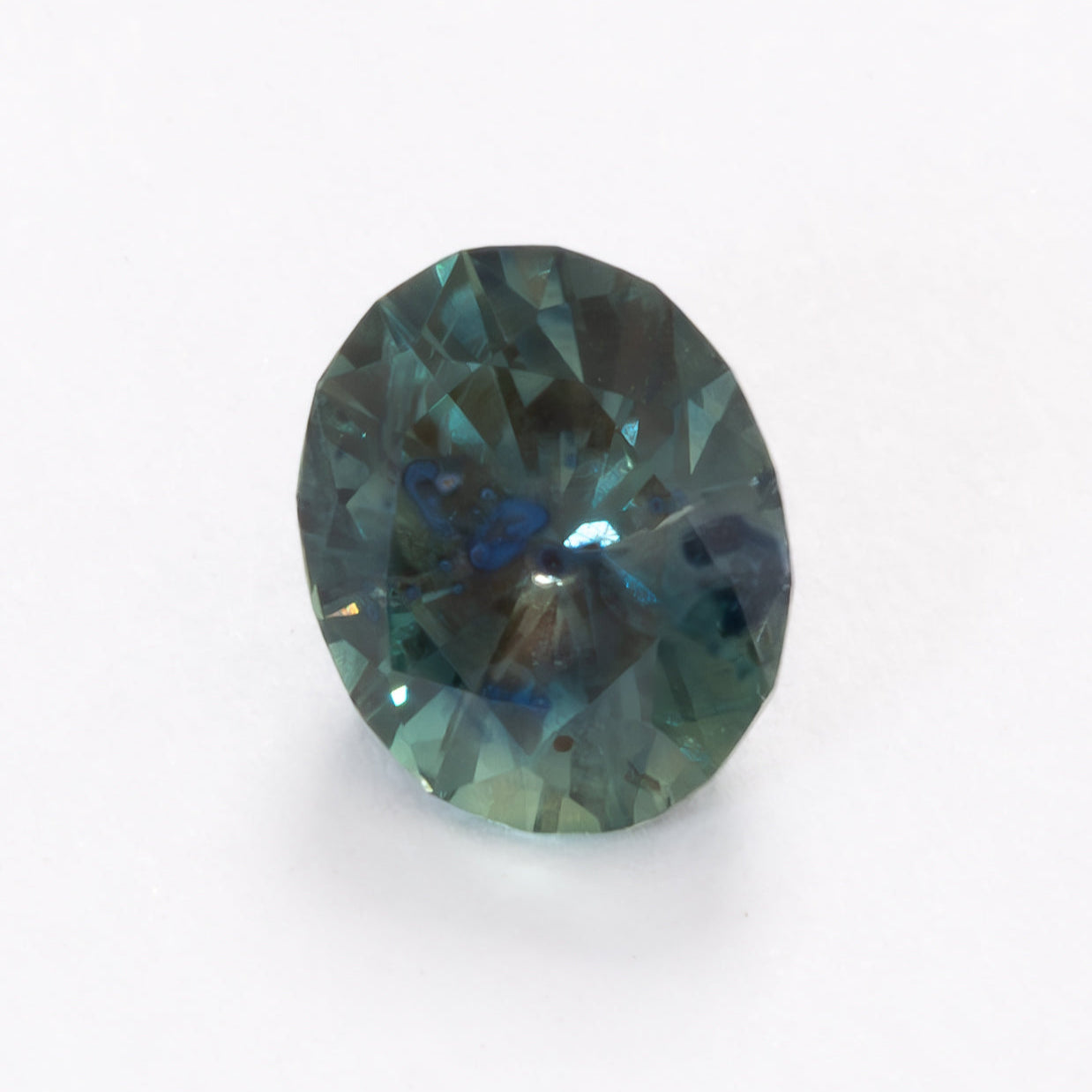 MS0185 oval blue-green montana sapphire