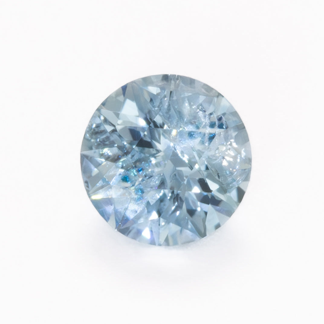 MS0188 light blue round cut montana sapphire