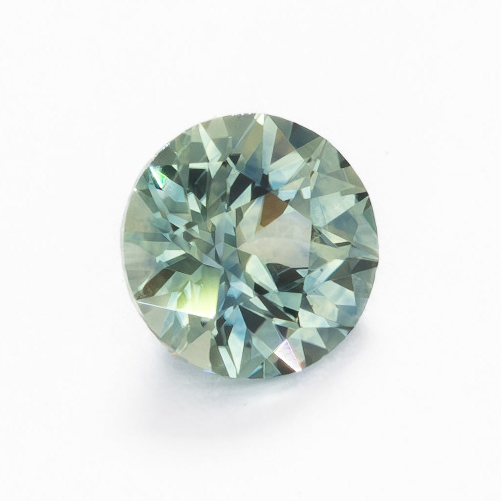 MS0200 blue gren round cut montana sapphire