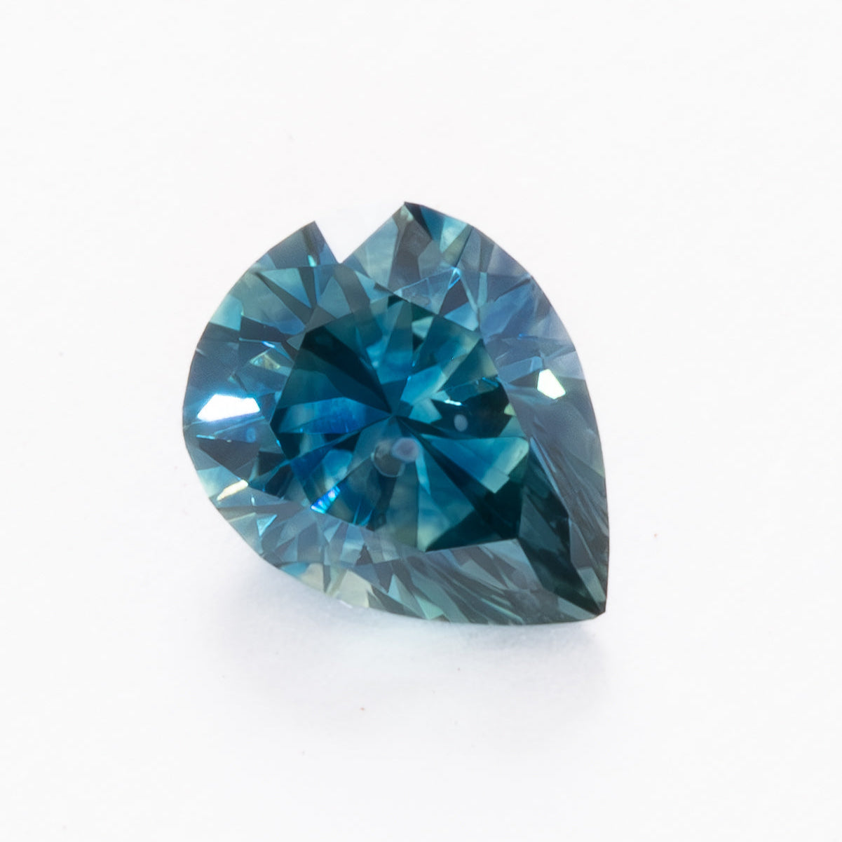 MS0205 medium blue pear montana sapphire