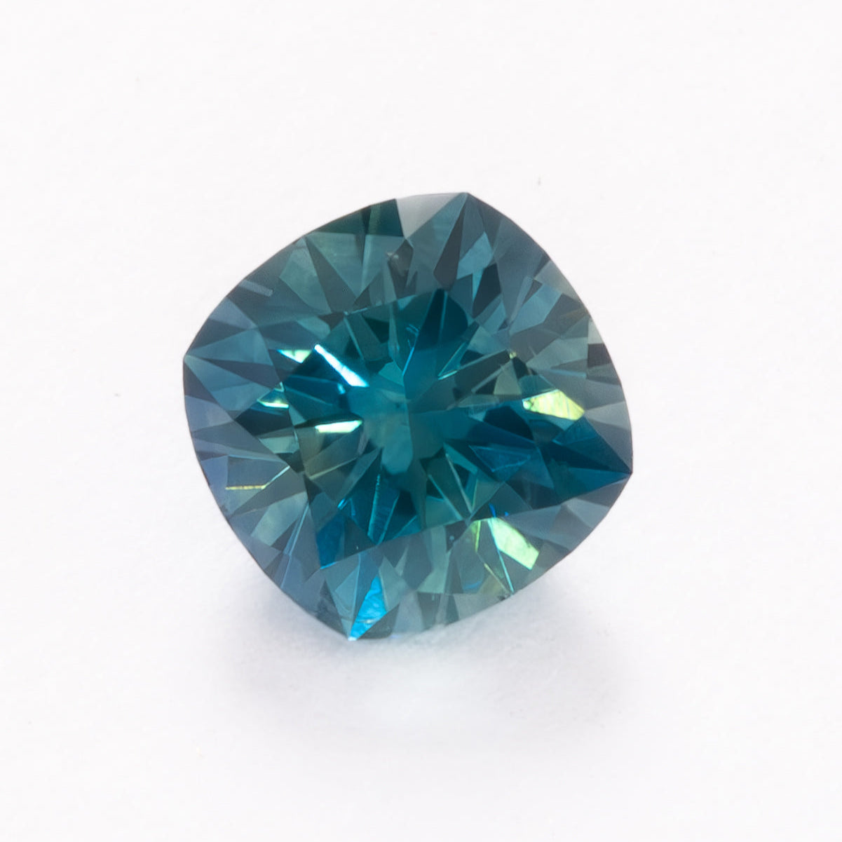 MS0207 blue cushion cut montana sapphire