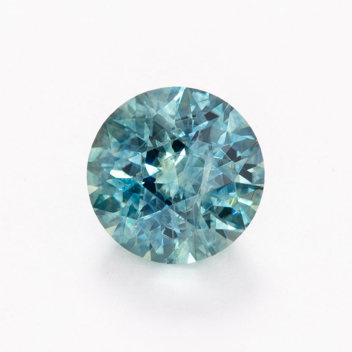 MS0224 round cut light blue montana sapphire
