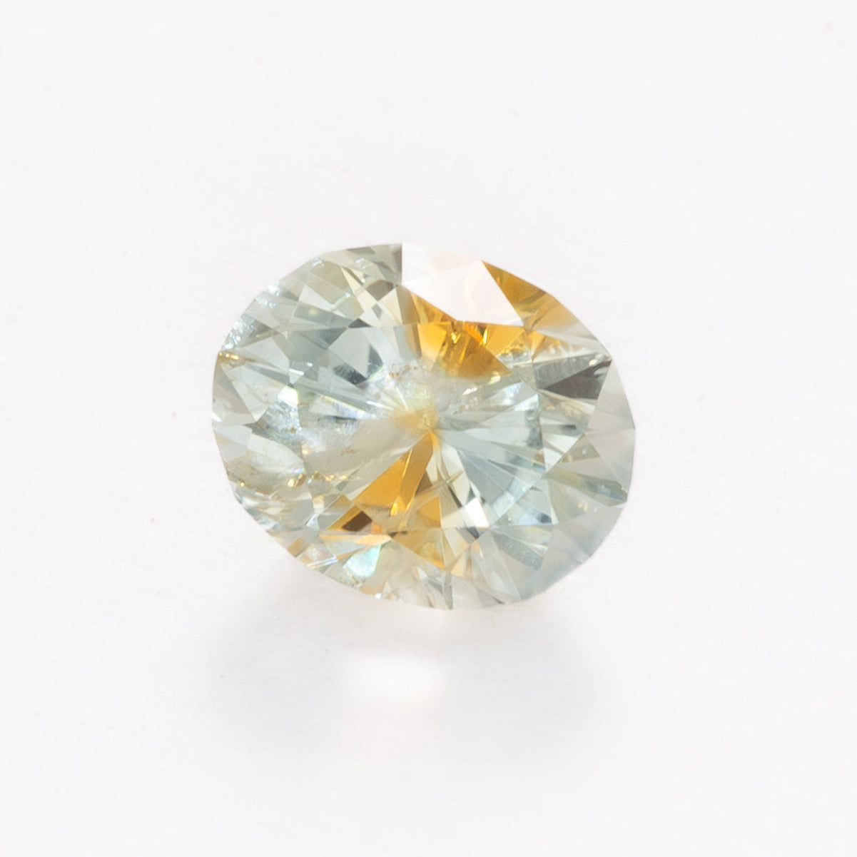 MS0230 orange white bi-color montana sapphire