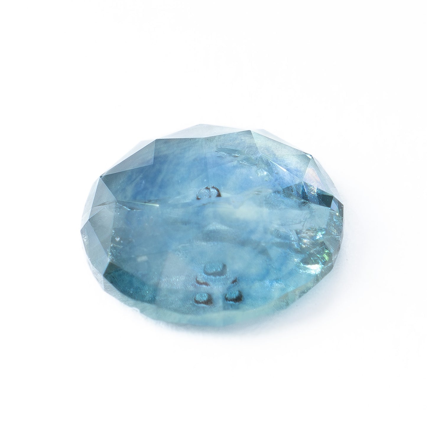 MS0247 blue rose cut montana sapphire