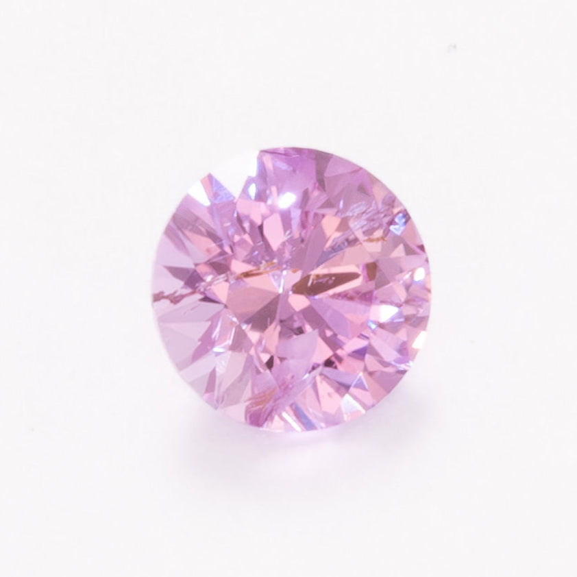 round pink purple madagascar sapphire
