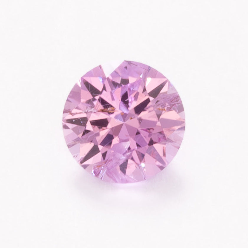 round pink purple madagascar sapphire