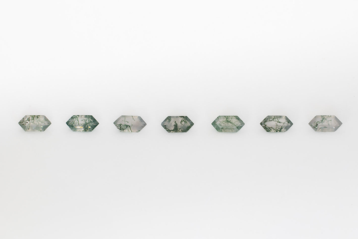 10x5mm Dutch Marquise Green Moss Agate