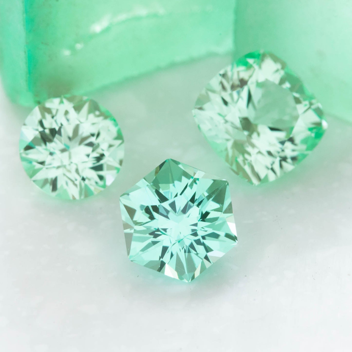 mint lab created sapphire