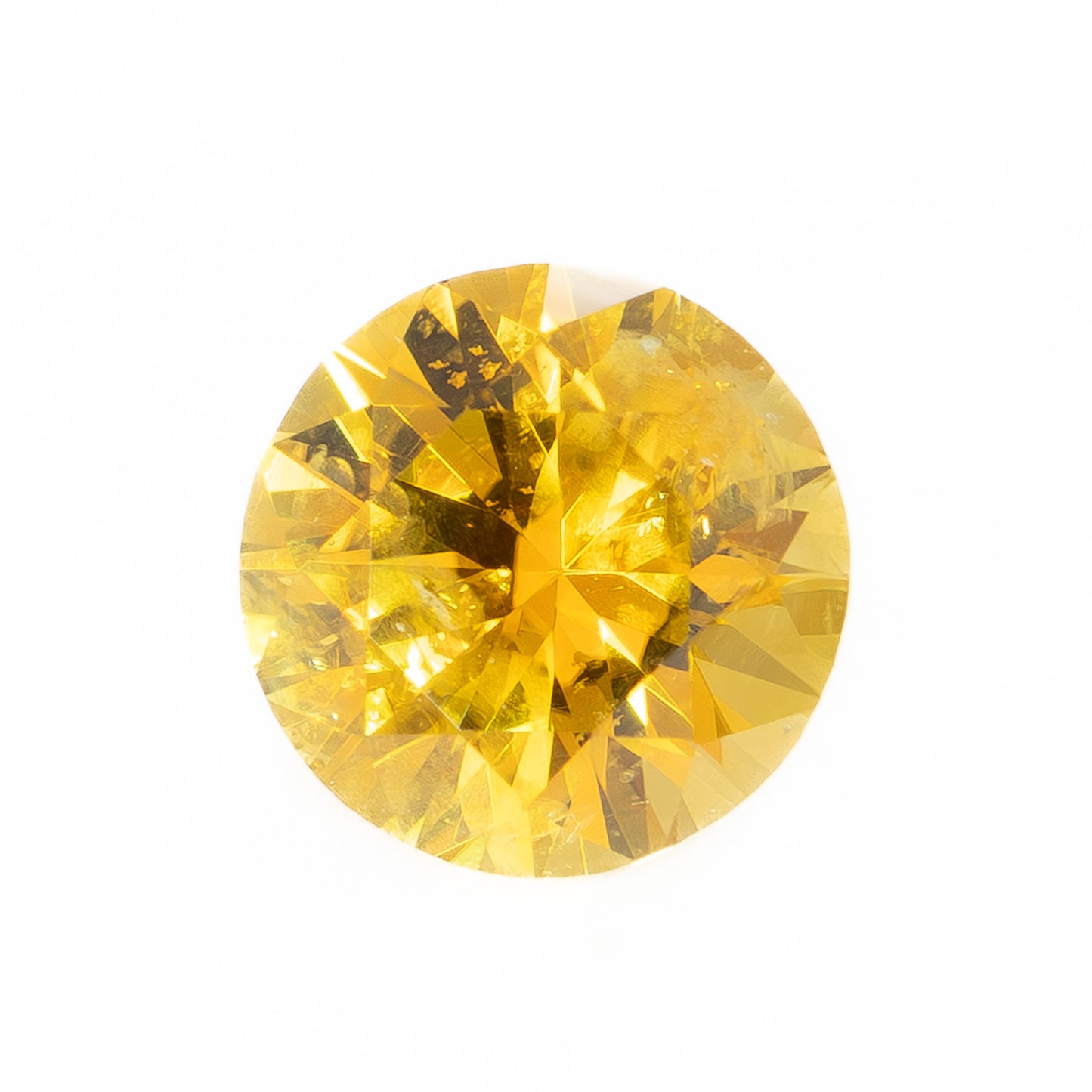 PSH0036 0.86ct orange round brilliant montana sapphire