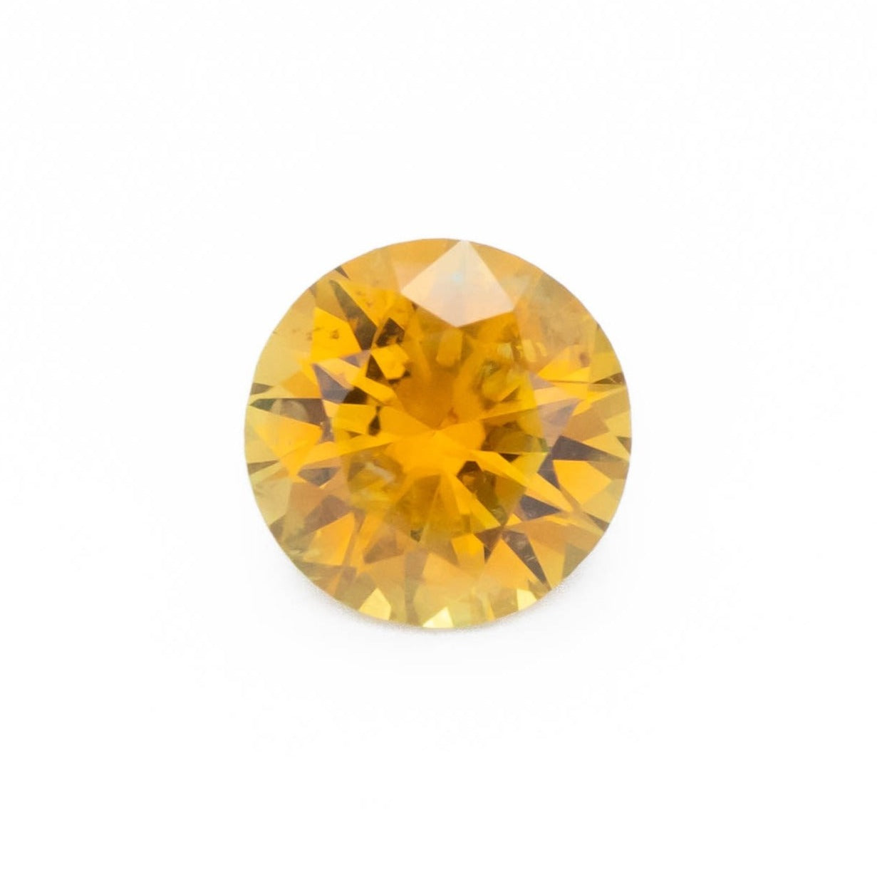PSH0036 orange montana sapphire round brilliant