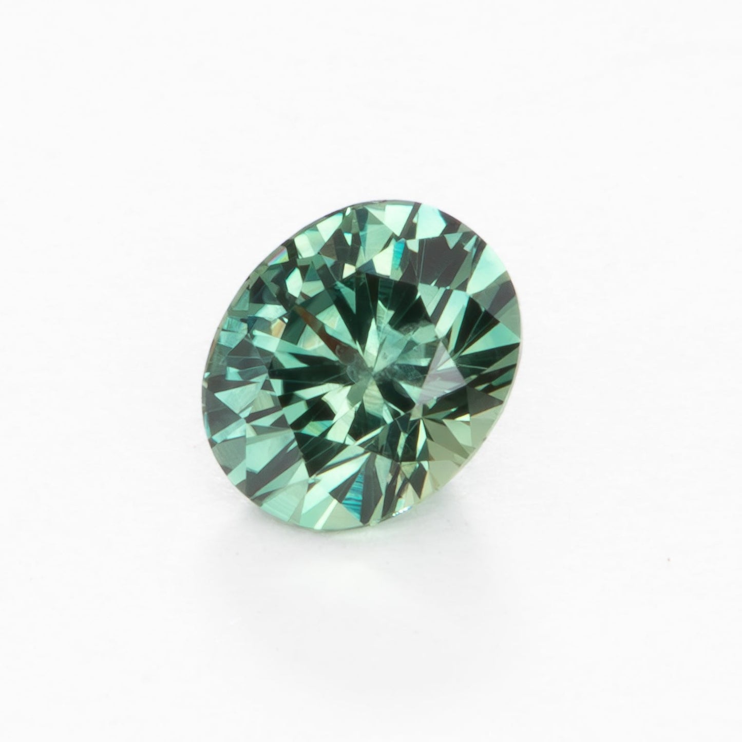 PSH0105 blue-green montana sapphire oval