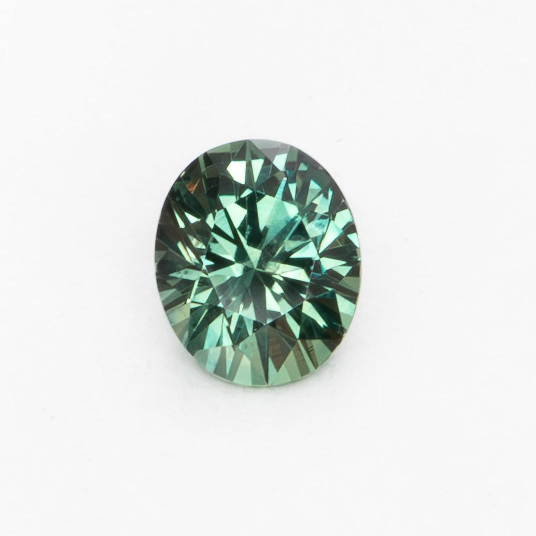PSH0105 blue-green montana sapphire oval