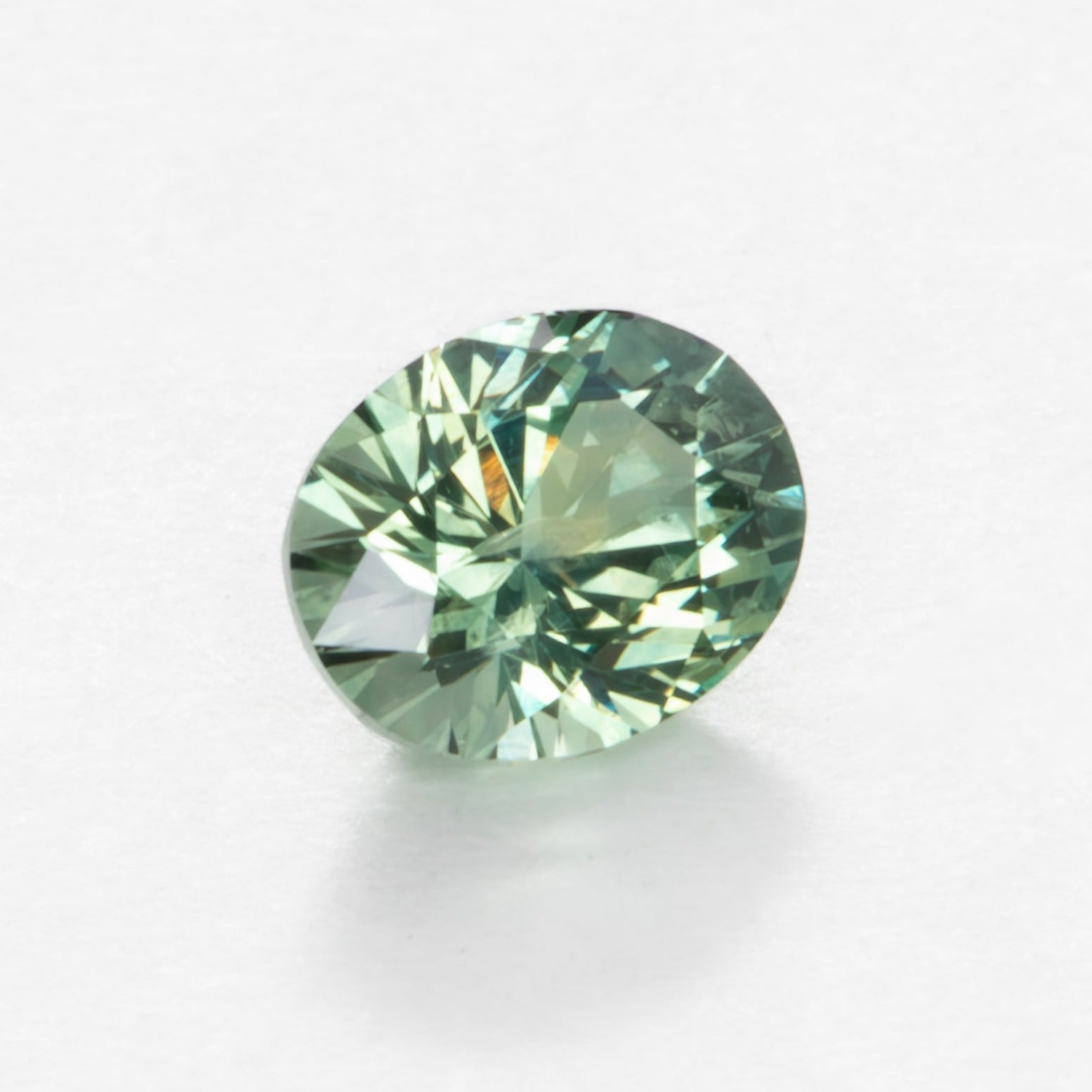 PSH0109 blue green montana sapphire oval