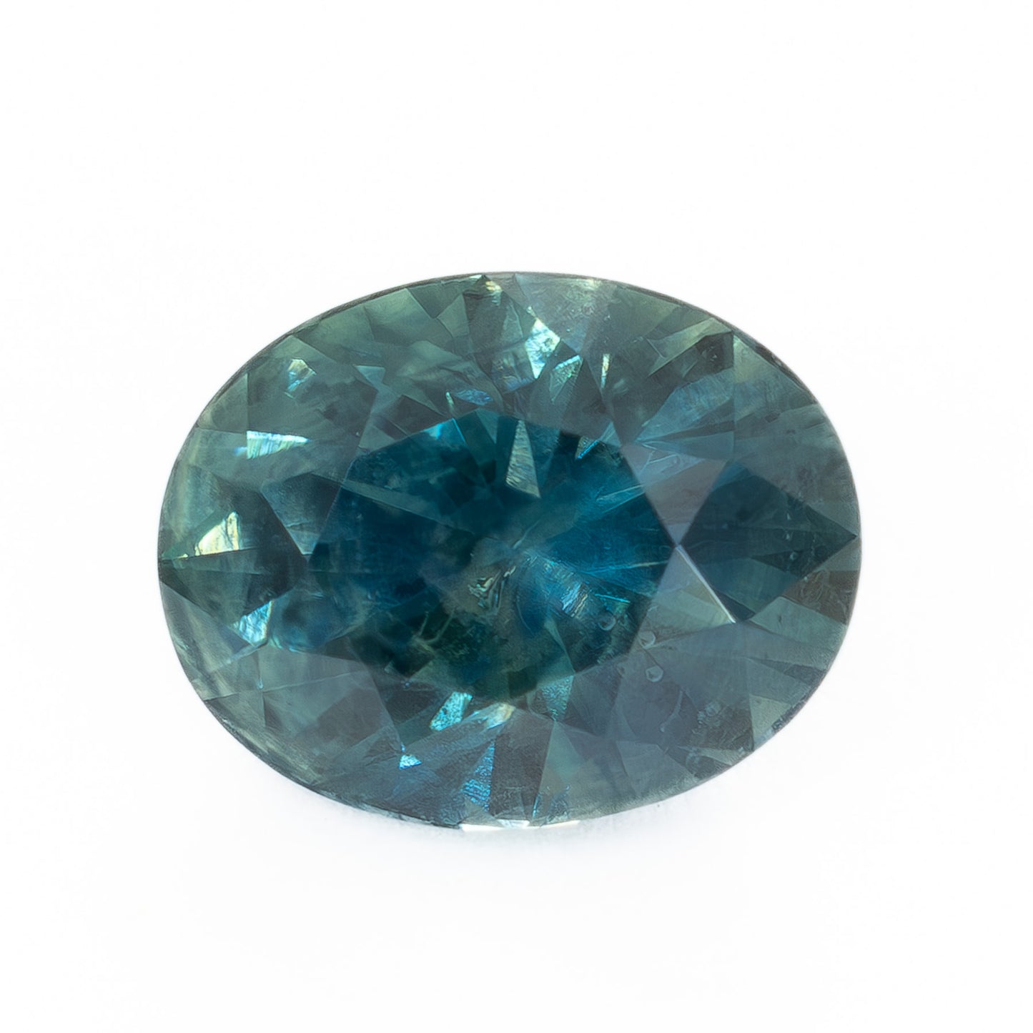PSH0134 1.70ct blue-green oval montana sapphire