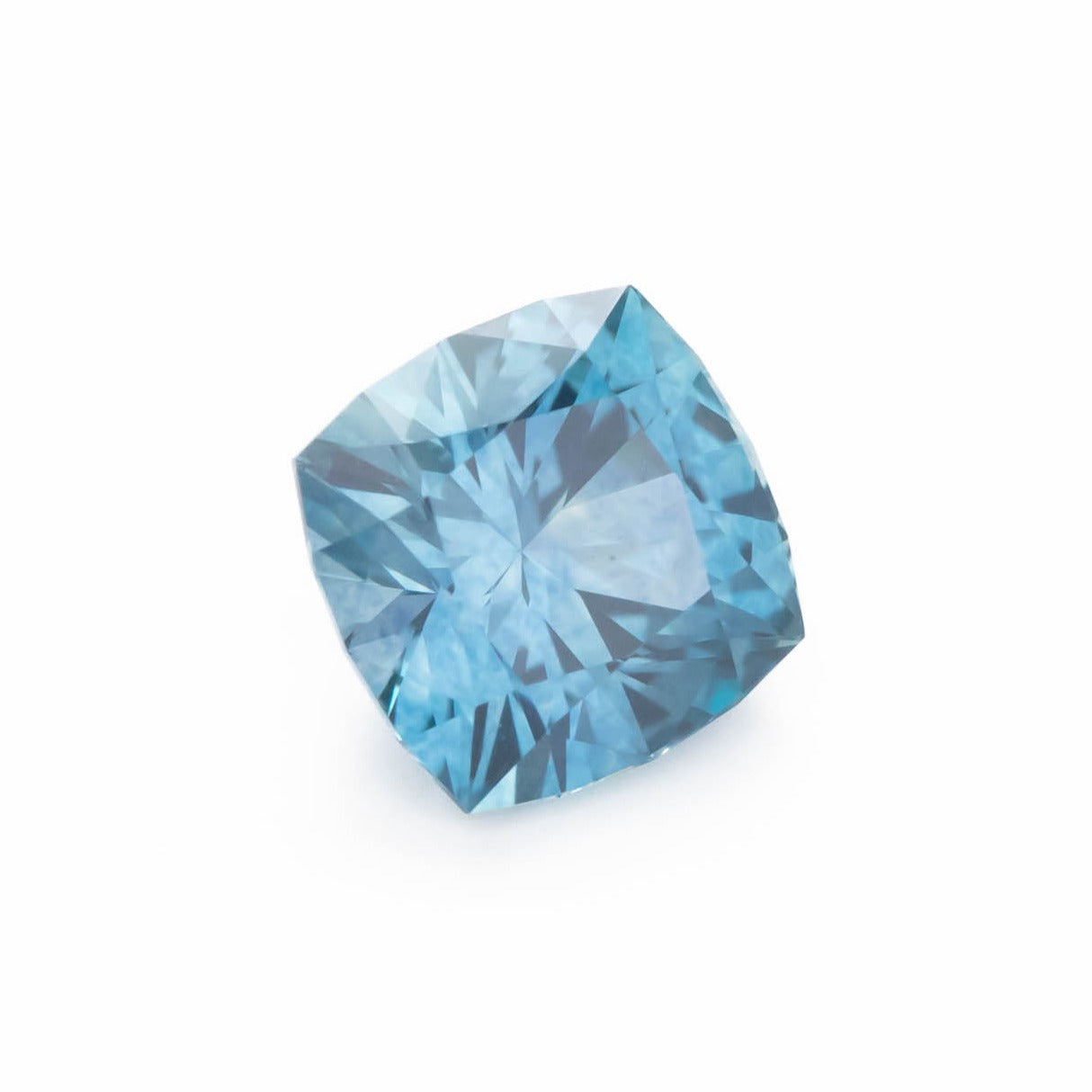 PSH0234 light blue montana sapphire cushion