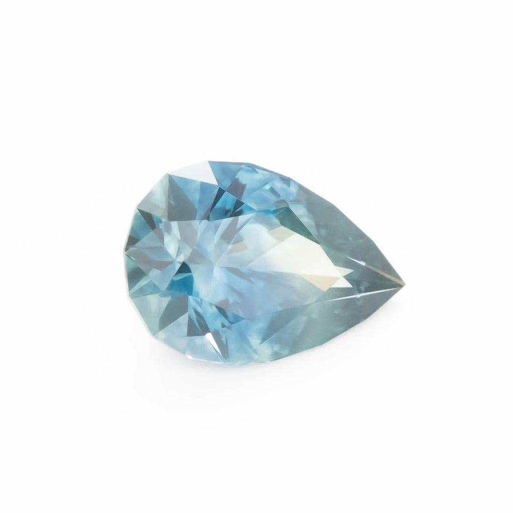 PSH0280 light blue montana sapphire pear