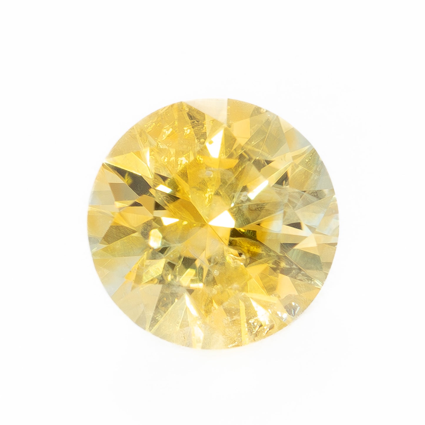 PSH0435 0.81ct orange yellow round montana sapphire