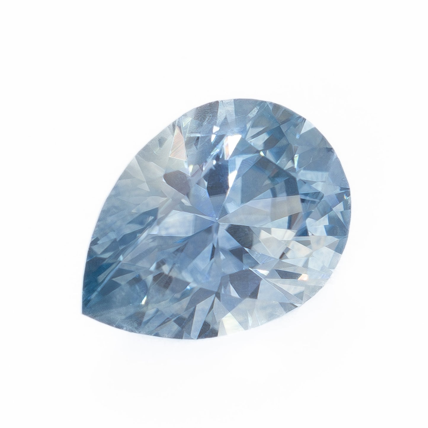 PSH0505 0.89ct light blue pear cut montana sapphire