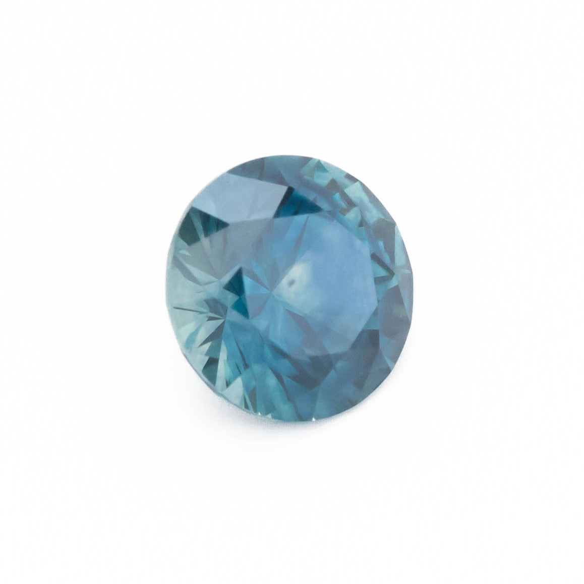 PSH0510 blue green montana sapphire round brilliant