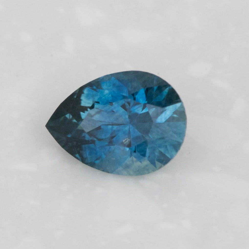 PSH0514 Montana Sapphire deep blue pear