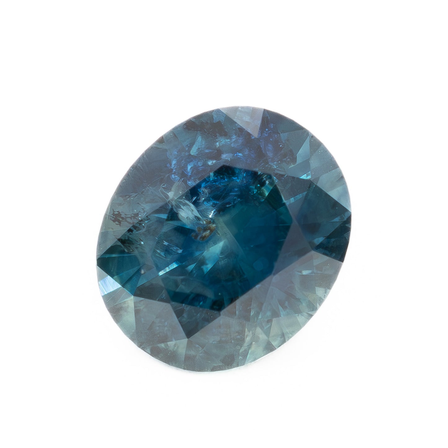PSH0706 1.45ct blue-green oval montana sapphire